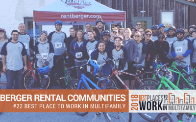 Berger Rental Communities Ranked #22 Nationally in the Best Places to Work Multifamily™
