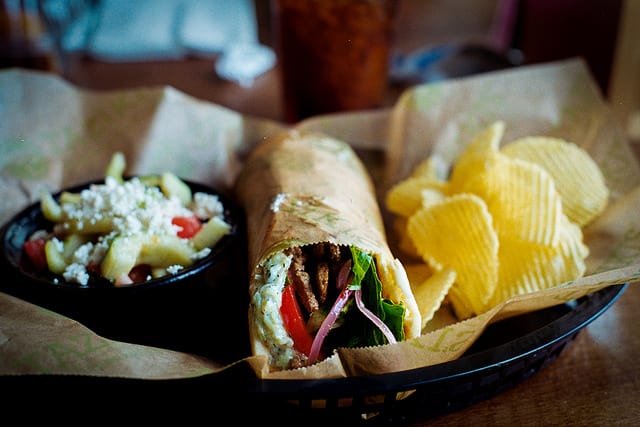 Sink Your Teeth Into Greek Fare at Santorini Gyro, Not Far From Village Square